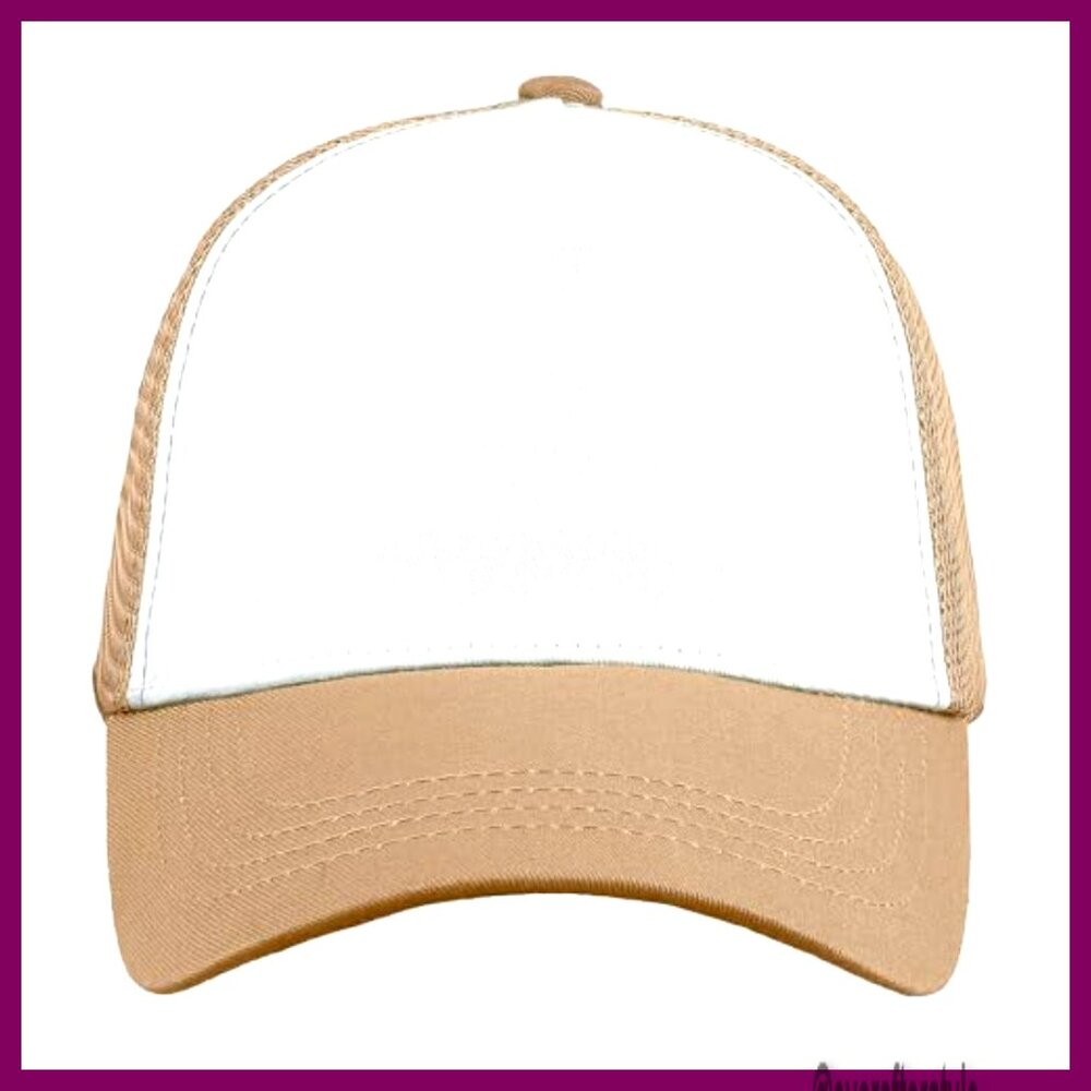 Adjustable Mesh Baseball Cap, Structured Cotton T… - image 7